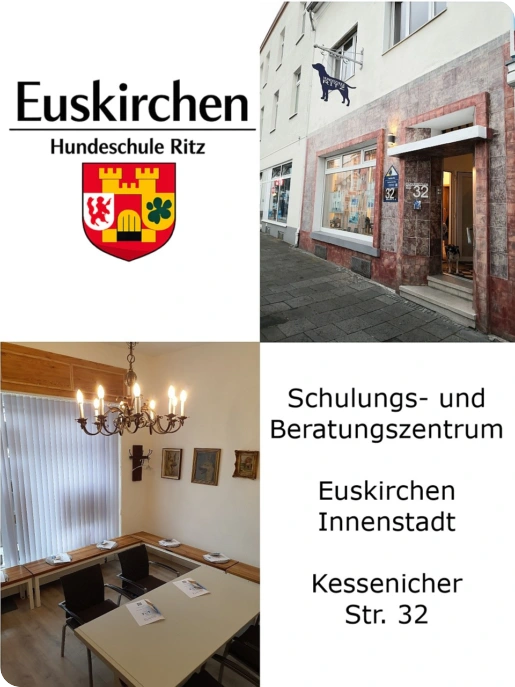 Hier sieht man den Eingang zu unserem Beratungszentrum in der Innenstadt von Euskirchen, Kessenicher Str. 32